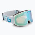 Slidinėjimo akiniai Bollé Nevada Small white metalic blue matte/azure