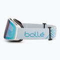 Slidinėjimo akiniai Bollé Nevada Small white metalic blue matte/azure 4