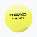 HEAD padelio kamuoliukai 3 vnt. geltoni 575603 2