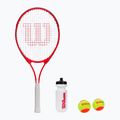 Wilson Roger Federer vaikų teniso pradinis rinkinys 25 raudonos spalvos WR082910F