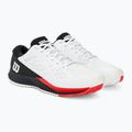 Vyriški teniso bateliai Wilson Rush Pro Ace white/red/poppy red 4