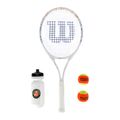 Wilson Roland Garros Elite 25 vaikų teniso rinkinys oranžinės ir baltos spalvos WR086810F