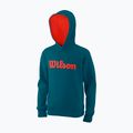 Vaikų Wilson Tennis Script medvilninė striukė su gobtuvu mėlyna WRA769219 5