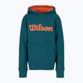 Vaikų Wilson Tennis Script medvilninė striukė su gobtuvu mėlyna WRA769219