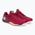 Moteriški teniso bateliai Wilson Rush Pro 4.0 Clay beet red/white/tropical peach 4