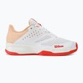 Moteriški teniso bateliai Wilson Kaos Stroke 2.0 white/peach perfait/infrared 2
