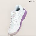 Vaikiški tinklinio batai Mizuno Lightning Star Z7 white/patrician purple/quince 9