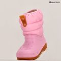 Vaikiški sniego batai Crocs Classic Neo Puff Boot Toddler pink tweed/gum 9