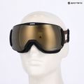 Slidinėjimo akiniai UVEX Downhill 2100 CV black matt/mirror cooper green 7