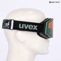 Slidinėjimo akiniai UVEX Gravity FM acid green matt/mirror opal orange clear 7
