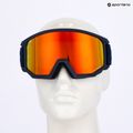 Slidinėjimo akiniai UVEX Athletic CV navy matt/mirror orange green 6