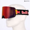 Slidinėjimo akiniai Red Bull SPECT Line black/brown with red mirror/cloudy snow 7