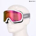Moteriški slidinėjimo akiniai Giro Moxie white & grey chute/ amber pink/ yellow 7