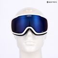 Moteriški slidinėjimo akiniai Giro Moxie white & grey chute/ cobalt/ yellow 10
