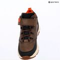 Pauauglių batai Geox Flexyper Plus brown cotto / black 18