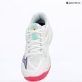 Vaikiški tinklinio batai Mizuno Lightning Star Z7 white/violet indigo/camellia rose 11