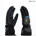 Slidinėjimo pirštinės Reusch Outset R-Tex XT black melange/safety yellow/brilliant blue 12