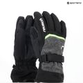 Slidinėjimo pirštinės Reusch Outset R-Tex XT black/black melange/neon green 11