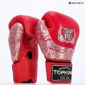 Bokso pirštinės Top King Muay Thai Power Snake red/silver 7