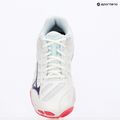 Tinklinio bateliai Mizuno Wave Voltage 2 white/violet indigo/camellia rose 11