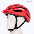 Vaikiškas dviračio šalmas Giro Register II matte bright red/white 13