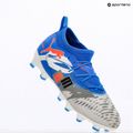 Vaikiški futbolo batai PUMA Future 8 Match Forever FG/AG Jr white/ultra blue/feather gray/puma black/glowing red 9