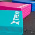 Gimnastikos kilimėlis TREXO sulankstomas 195 x 80 x 5 cm mėlynas 14
