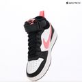 Nike Court Borough Mid 2 black/sunset pulse/white vaikiški batai 9