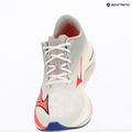 Moteriški bėgimo batai Mizuno Wave Rebellion Flash 3 white/striking coral/iris bloom 10