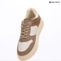 Moteriški batai Tommy Hilfiger Sporty Cupsole Tumbled Leather coastal taupe/ecru/yellow 9