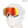 Slidinėjimo akiniai UVEX Victorious S FM white matt/mirror orange 10