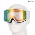 Slidinėjimo akiniai UVEX Provoqe V white matt/vario green mirror 6