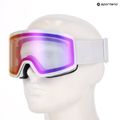 Slidinėjimo akiniai UVEX Provoqe V white matt/vario pink mirror 6