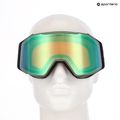 Slidinėjimo akiniai UVEX Gravity FM oxid matt green/mirror opal/orange/clear 6