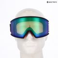 Slidinėjimo akiniai SCOTT Ambit Compact black/white/amp aurora green chrome 6