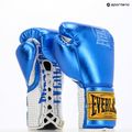 Bokso pirštinės Everlast Fight Leather blue 3