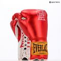 Bokso pirštinės Everlast Fight Leather red 3