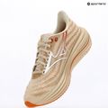 Moteriški bėgimo bateliai Mizuno Wave Rider 29 summer sand/white/autumn sunset 9
