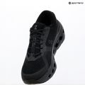 Vyriški bėgimo bateliai On Cloudrunner 3 Wide juoda/juoda 9