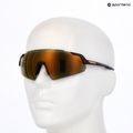 Saulės akiniai Alpina Turbo Air Q-Lite red translucent matte/gold mirror/pink 7