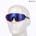 Saulės akiniai Alpina Turbo Air Q-Lite black matt/blue mirror/pink 7