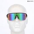 Saulės akiniai Alpina Frame 2.0 Q-Lite black/white matte/green mirror 7