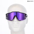 Akiniai nuo saulės 100 % Speedcraft polished black/hiper polarized lavender mirror 6
