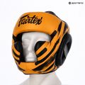 Bokso šalmas Fairtex Microfiber Headguard gold 7
