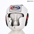 Bokso šalmas Fairtex Super Sparring white/black 6
