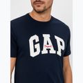 Vyriški marškinėliai GAP Logo Original Tee blue navy 4
