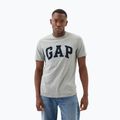 Vyriški marškinėliai GAP Soft Basic Logo heather grey