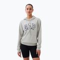 Moteriškas džemperis GAP Heritage French Logo Hoodie light heather grey