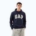 Vyriškas džemperis GAP Heritage French Terry Logo blue navy