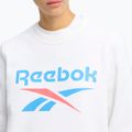 Moteriškas džemperis Reebok Identity Big Logo Fleece Crew white/coral/blue 4